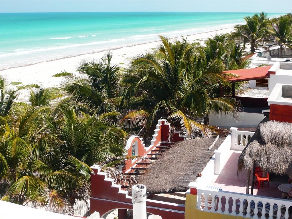 Beachfront Apartment Hacienda Del Cuyo El Cuyo Exterior foto
