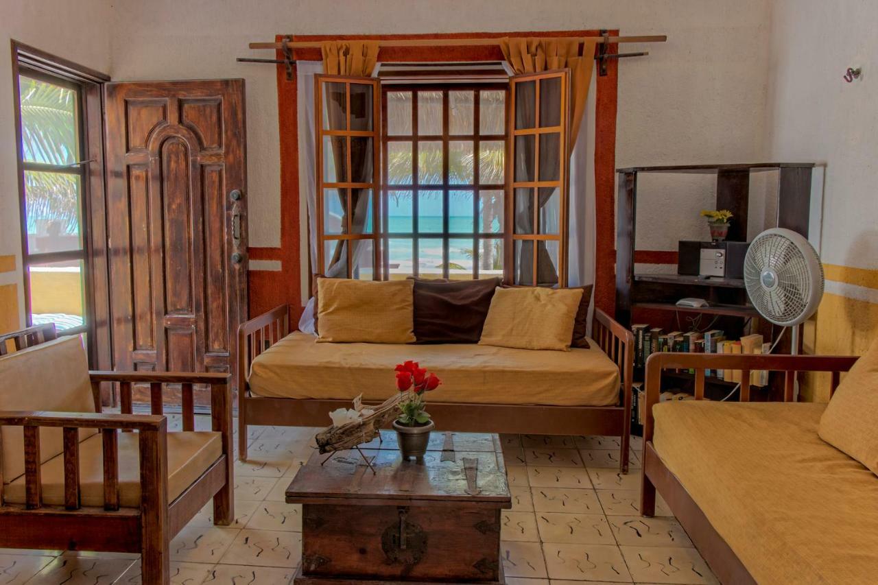 Beachfront Apartment Hacienda Del Cuyo El Cuyo Exterior foto